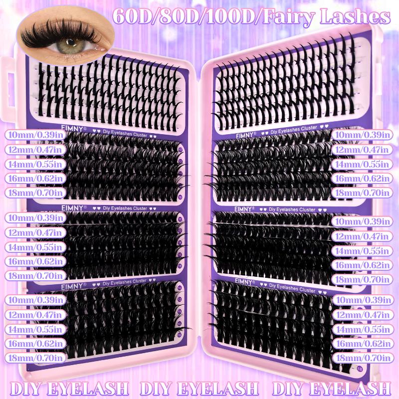 Eyelash Extension Individual - Nieuwe Wimperclusters DIY Wimperverlenging Gemengde Tray