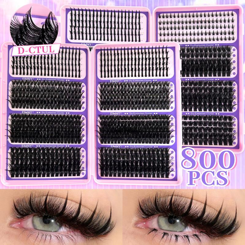 Eyelash Extension Individual - Wimperclusters DIY wimperextensions gemengde tray natuurlijke