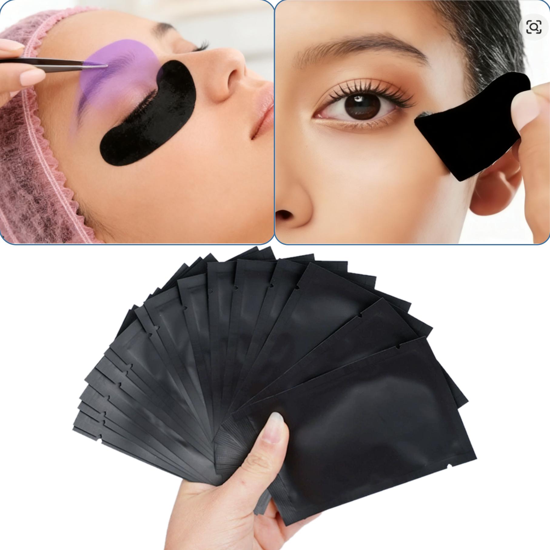 Eyelash Extension Uv - 25/50Pairs Padding UV Zwarte Patches voor