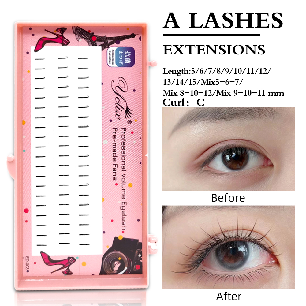Eyelash Extension Individual - Yelix Natural Soft Individuele Wimperextensions Comic