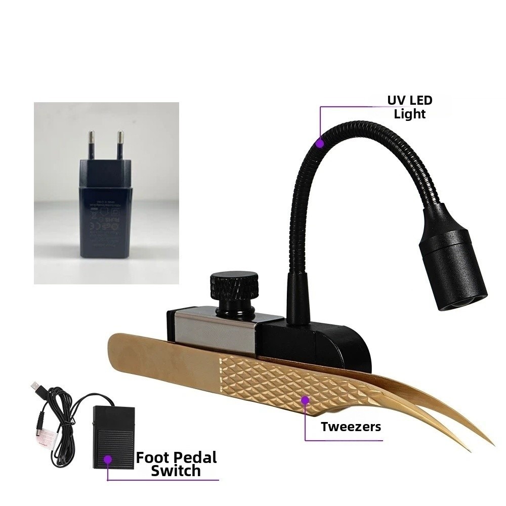 Eyelash Extension Uv - Draagbare UV-lamp voor wimperextensions, mini handzame