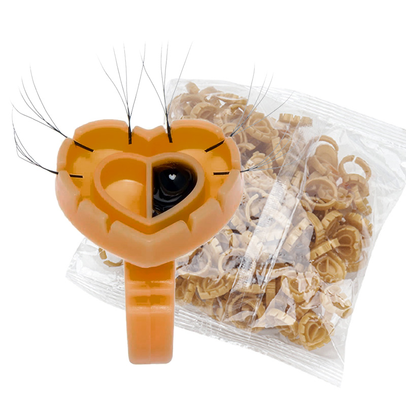 Eyelash Extension Class - 500 stuks lijmringen voor wimperverlenging, lijmhouder