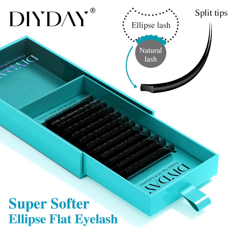 Eyelash Extension Supernatural - DIYDAY Ellipse Platte Wimper Extensions 0.15