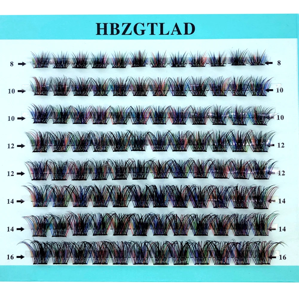 Eyelash Extension Single Lash - Mix 3D Pluizige Enkele Cluster Valse