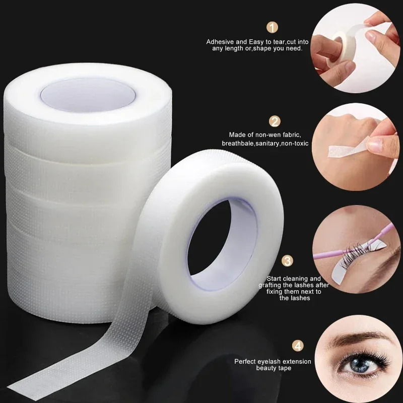 Eyelash Extension Course - Transparante Micropore Ademende Stof Wimpertape 9M