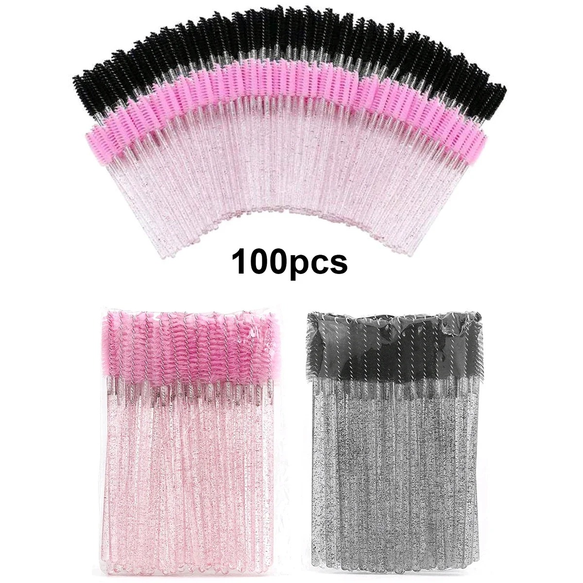 Eyelash Extension Class - Groothandel 100 STKS Mascara Spoolies Wegwerp