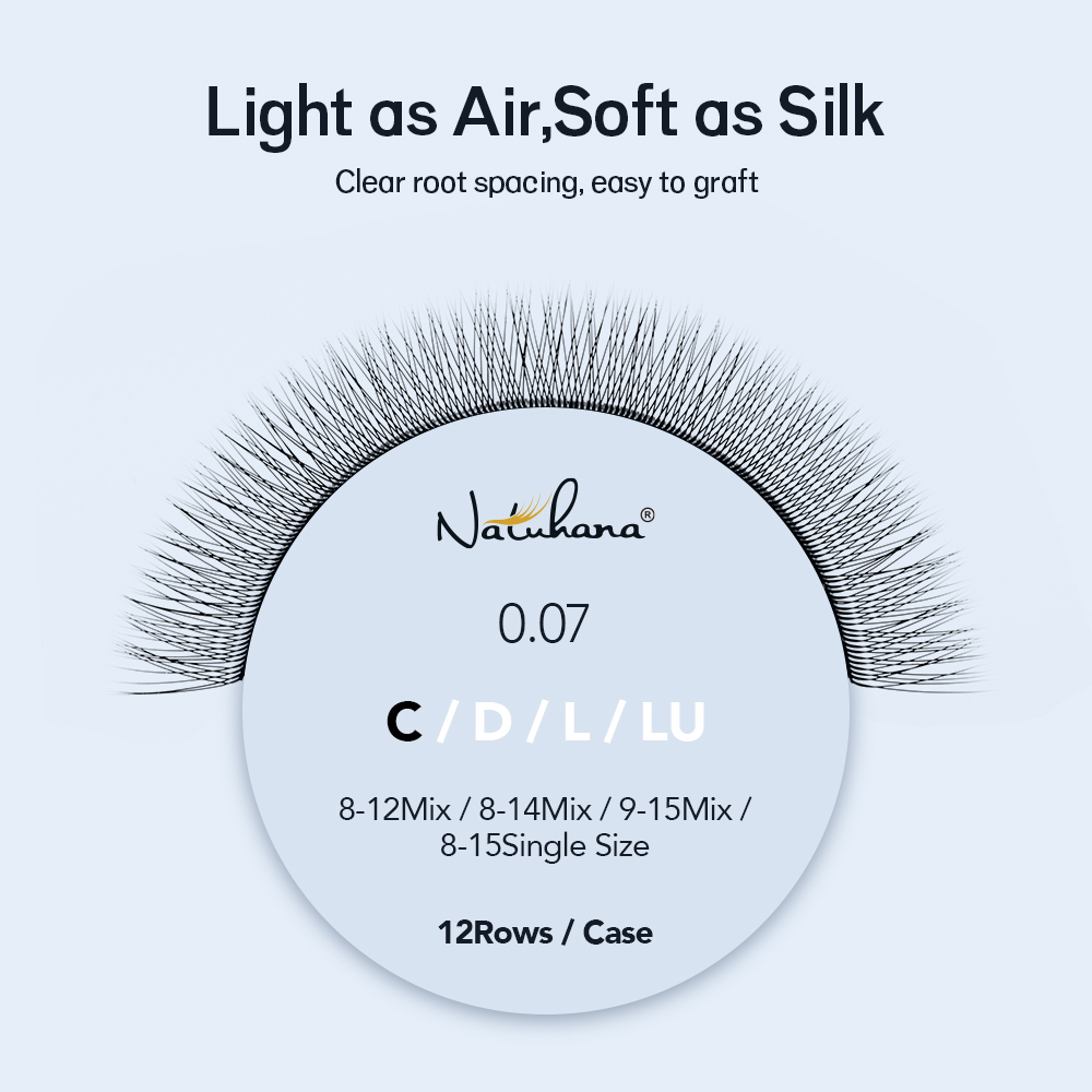 NATUHANA Single Tip 2D YY Wimp - Eyelash Extension Single Lash recensie en prijs