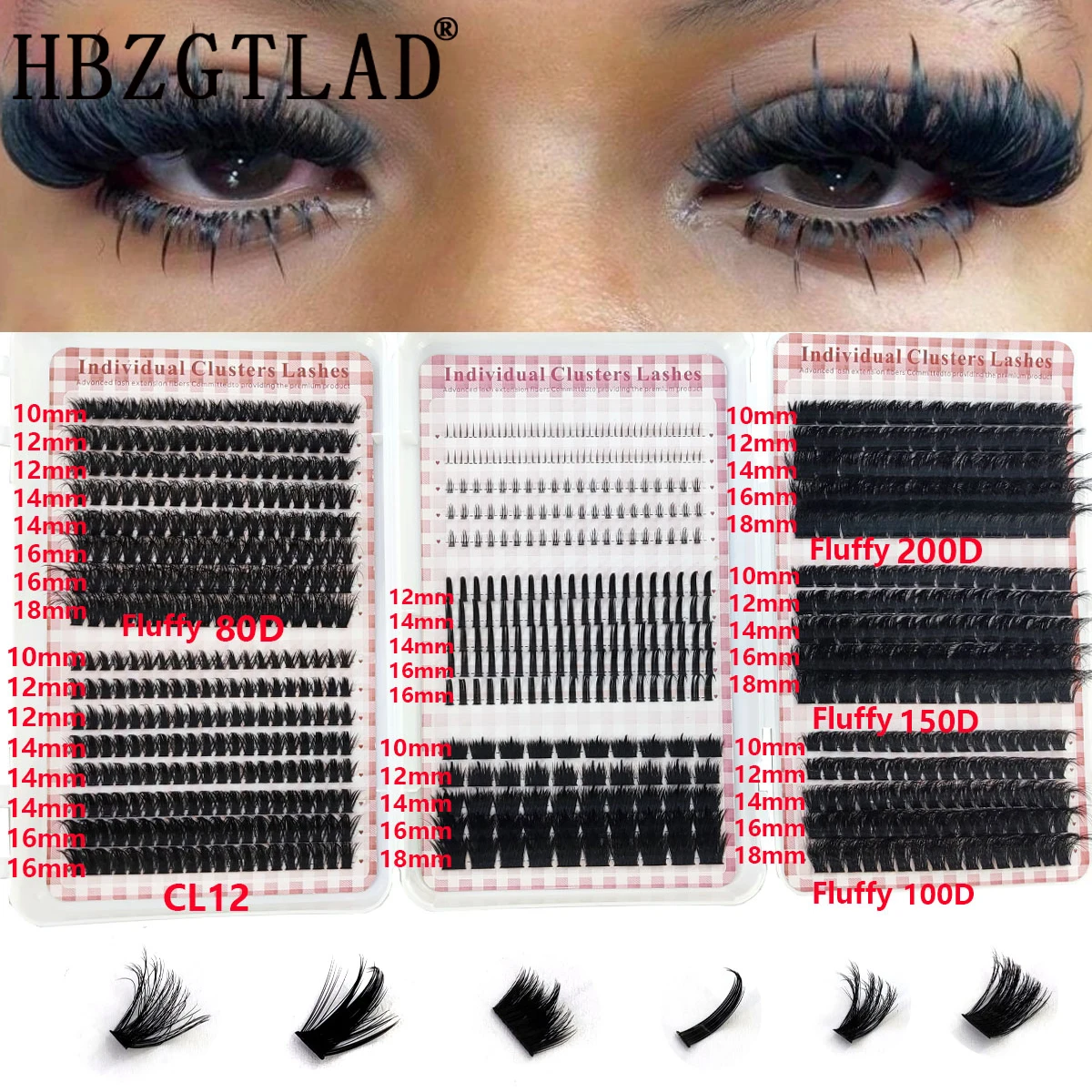 HBZGTLAD 200D-60D Volume 5D Pl - Eyelash Extension Single Lash recensie en prijs