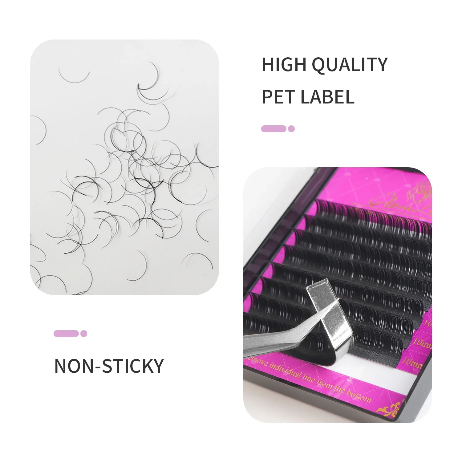 GLAMLASH Groothandel 16 Rijen  - Eyelash Extension Single Lash recensie en prijs