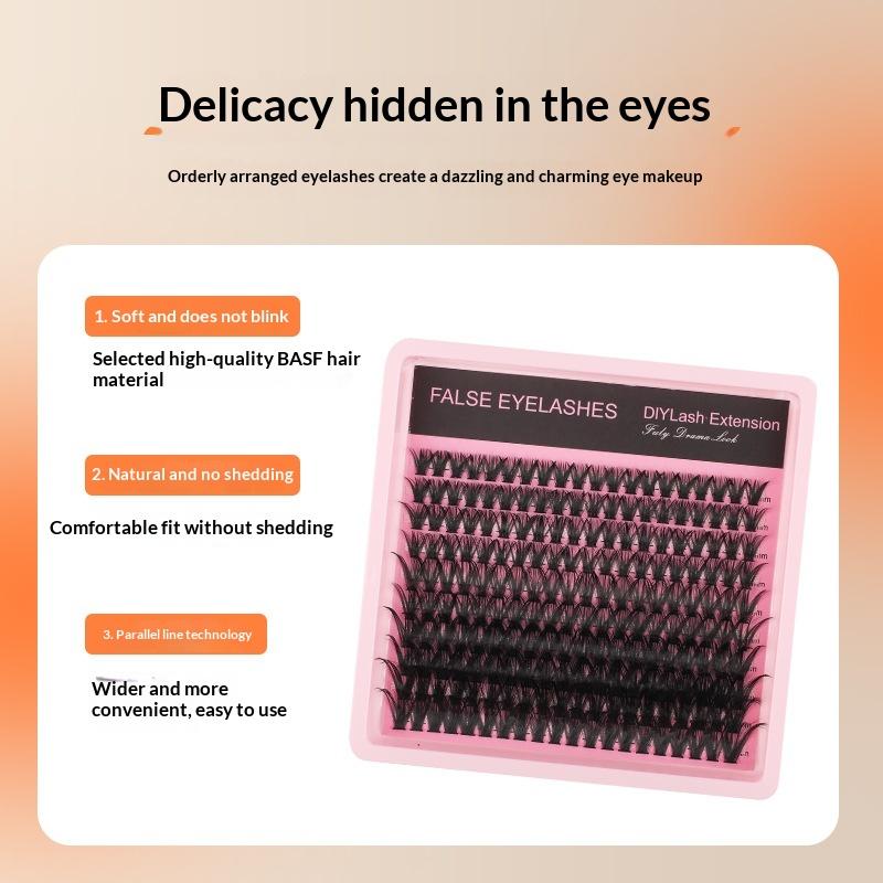 Nieuwe 10Row 140 Clusters Plui - Eyelash Extension Individual recensie en prijs