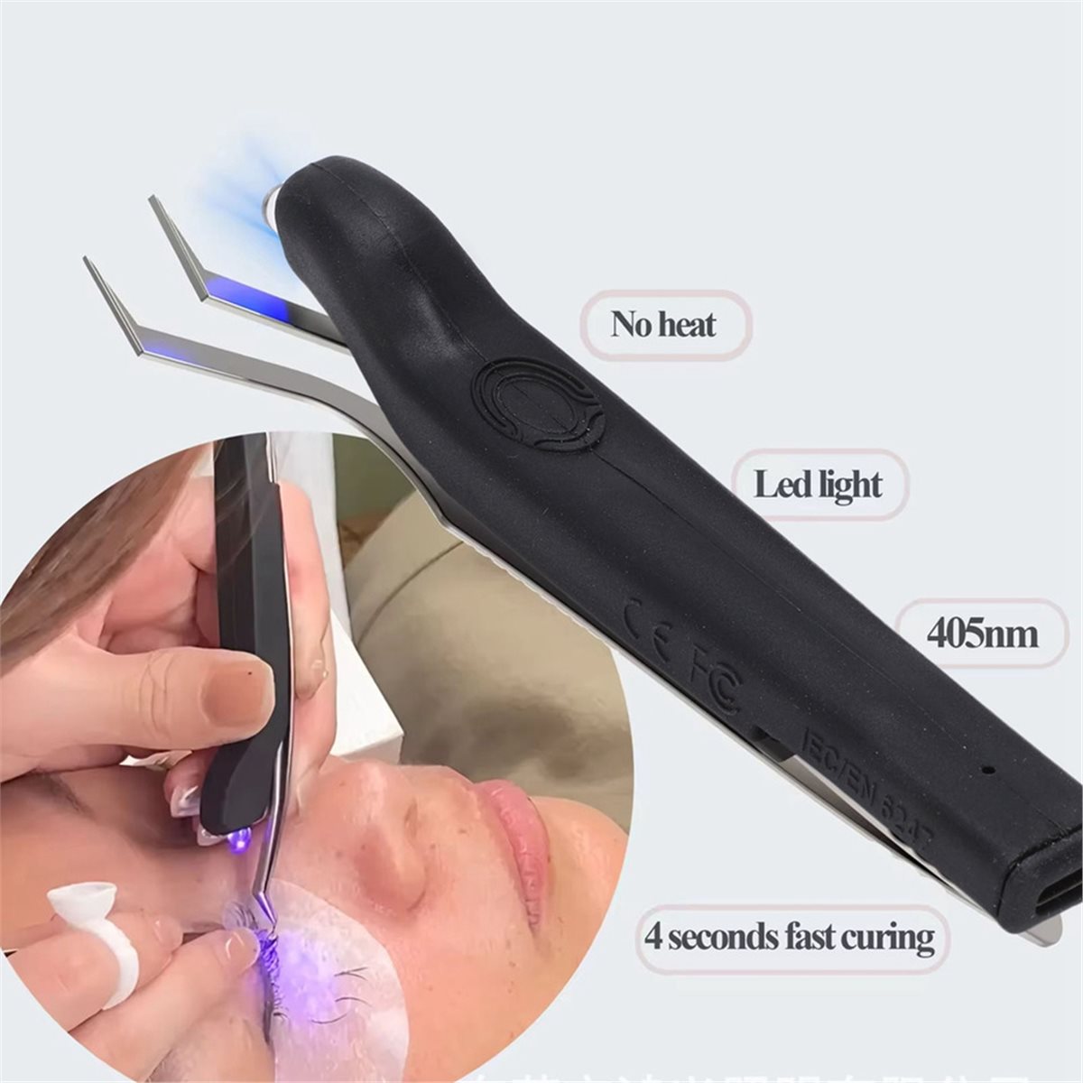 Handige UV-oplaadbare pincet v - Eyelash Extension Uv recensie en prijs