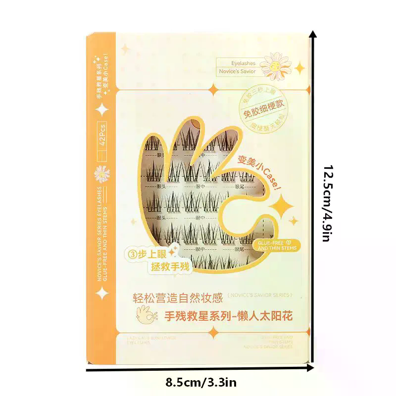 7 rijen zelfklevende wimpers z - Eyelash Extension Individual recensie en prijs